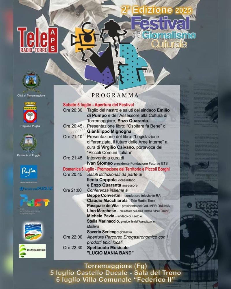 Programma Festival Giornalismo
